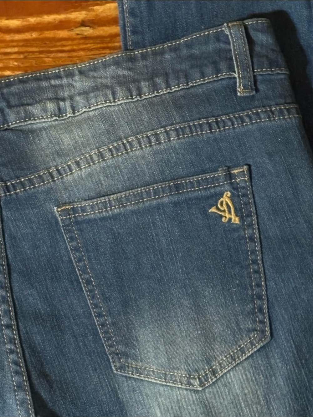 VIP Ripped Medium Blue Skinny Jeans - Picture 5 of 5